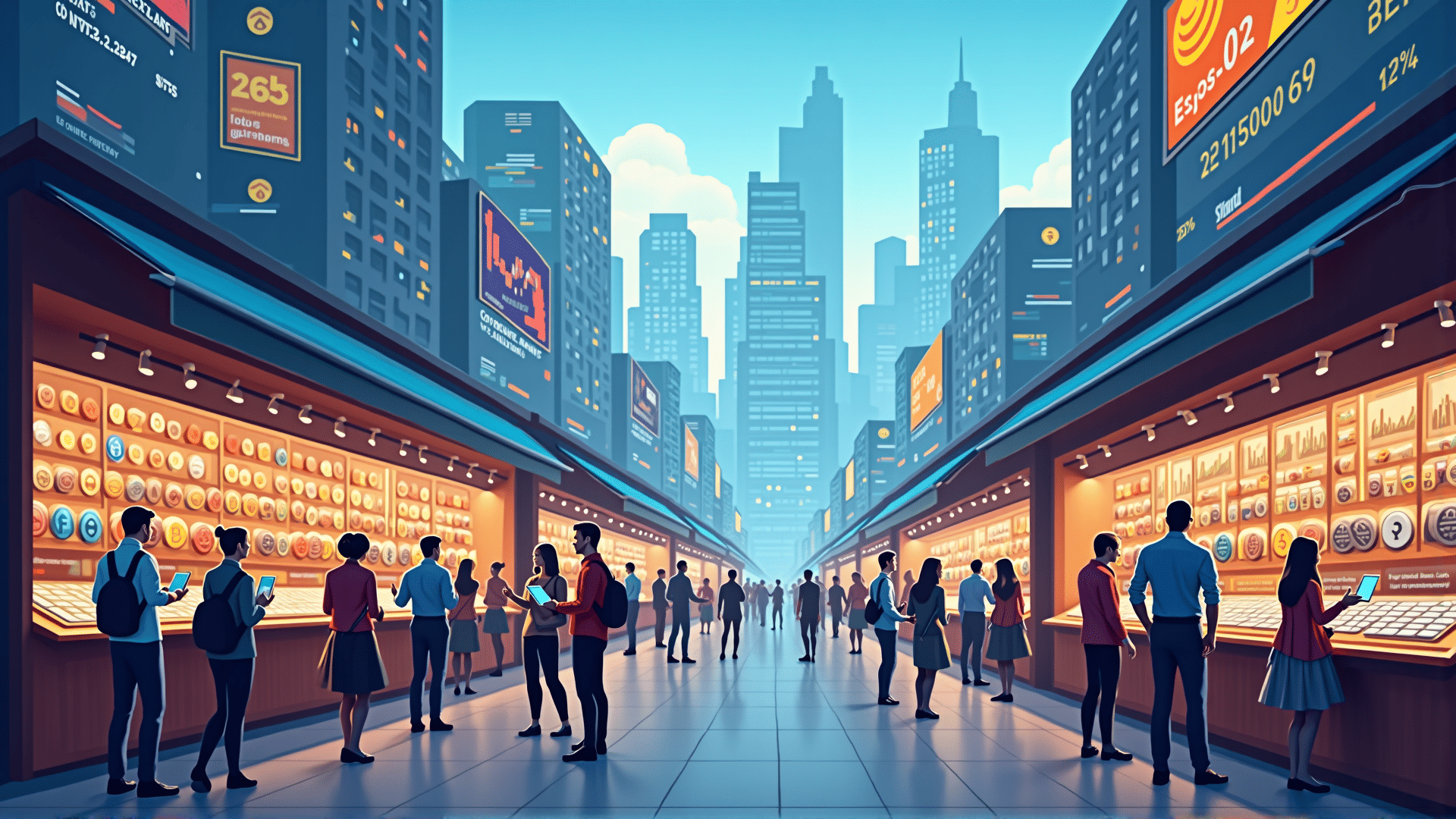 Cryptocurrency market exploration